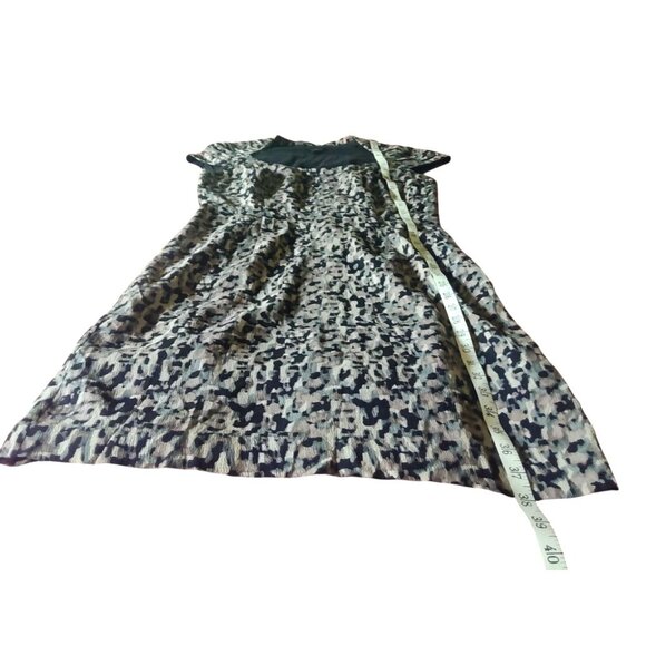 Ann Taylor Women's Size 4 Abstract Print Cap Sleeve Sheath Dress - Picture 8 of 12